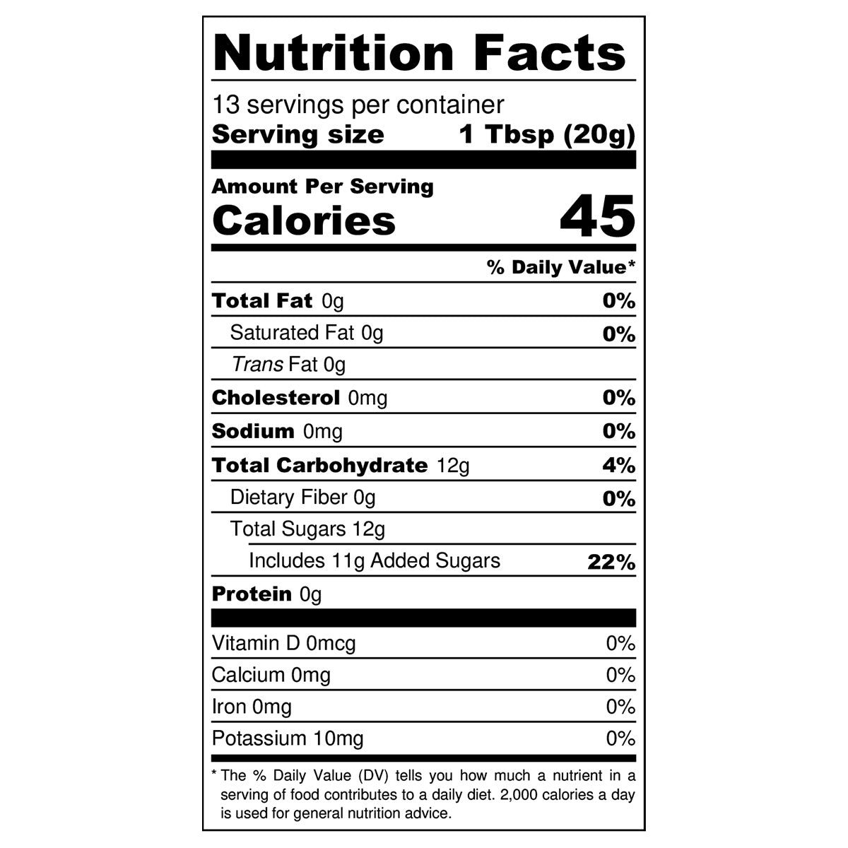 Nutrtional Facts