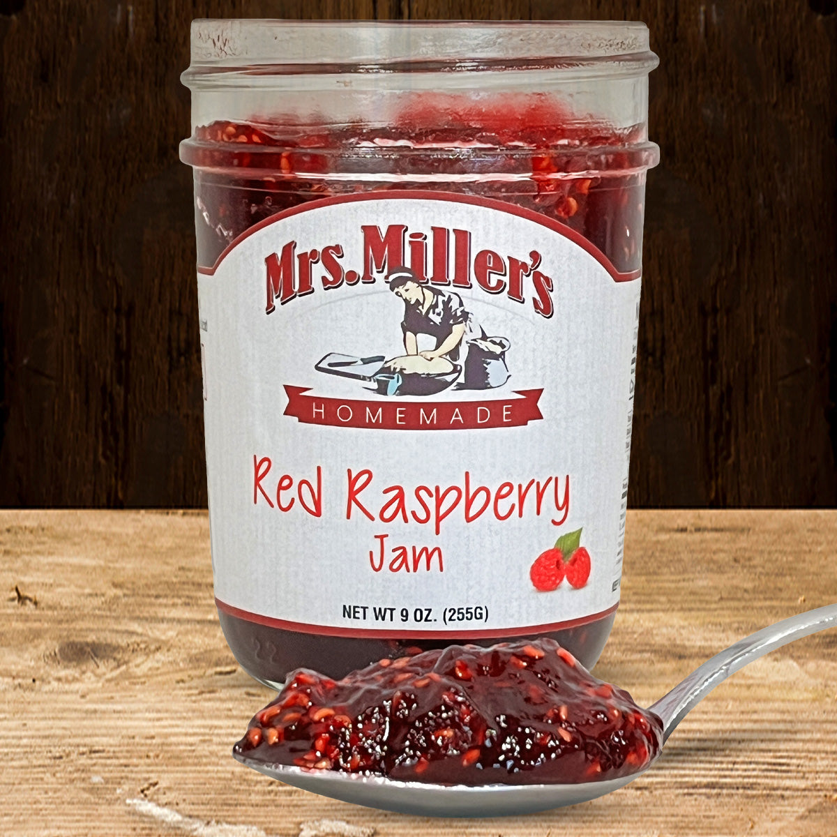 View of an open jar with a spoonful of product in front of it
